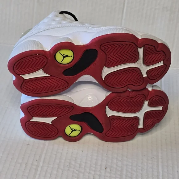 Jordan 13 Retro History of Flight Kids Sneakers Size 11C White Red OG - Picture 9 of 12